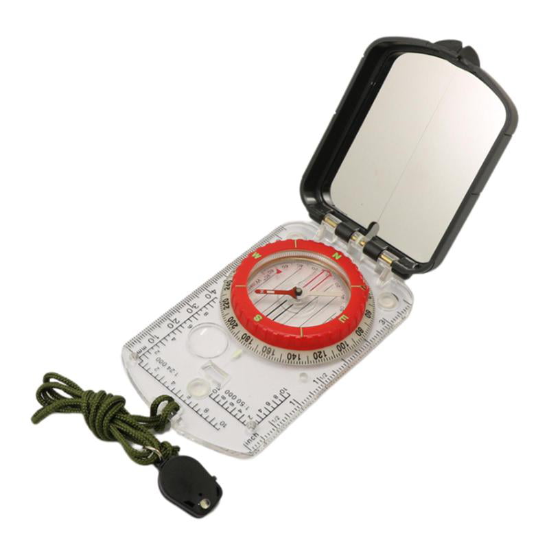 Multifunctional Compass Map Scale Ruler Outdoor Hiking Camping Survival Kit UK 