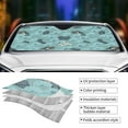 thumbnail image 5 of ZNDUO Vector Dragon Waves Pattern Car SUV Windshield, Small Size UV Rays and Heat Sun Visor Protector Foldable Sun Shade Car Windshield, 5 of 8