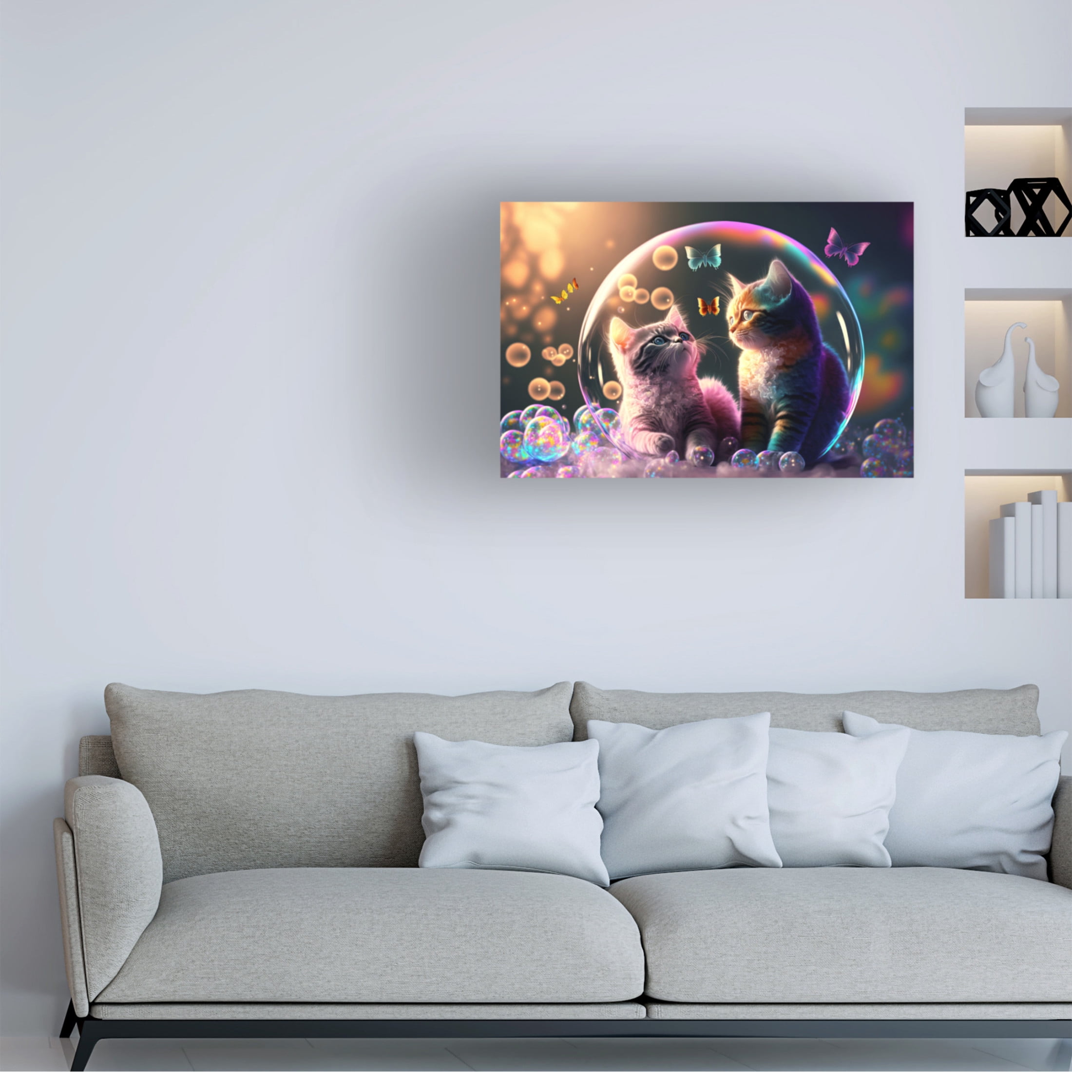 Canvas Wall Art - Ray Heere 'Mystical Morning 16' Wall Art for Living Room, Bedroom, or Office Décor by Trademark Fine Art - 19 x 12 Inches
