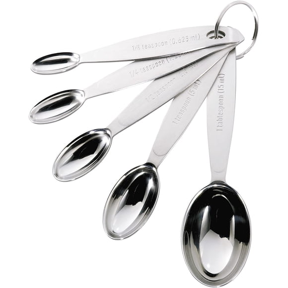 Cuisipro Stainless Steel Measuring Spoon Set Plata, Estandar Cuisipro Cuisipro
