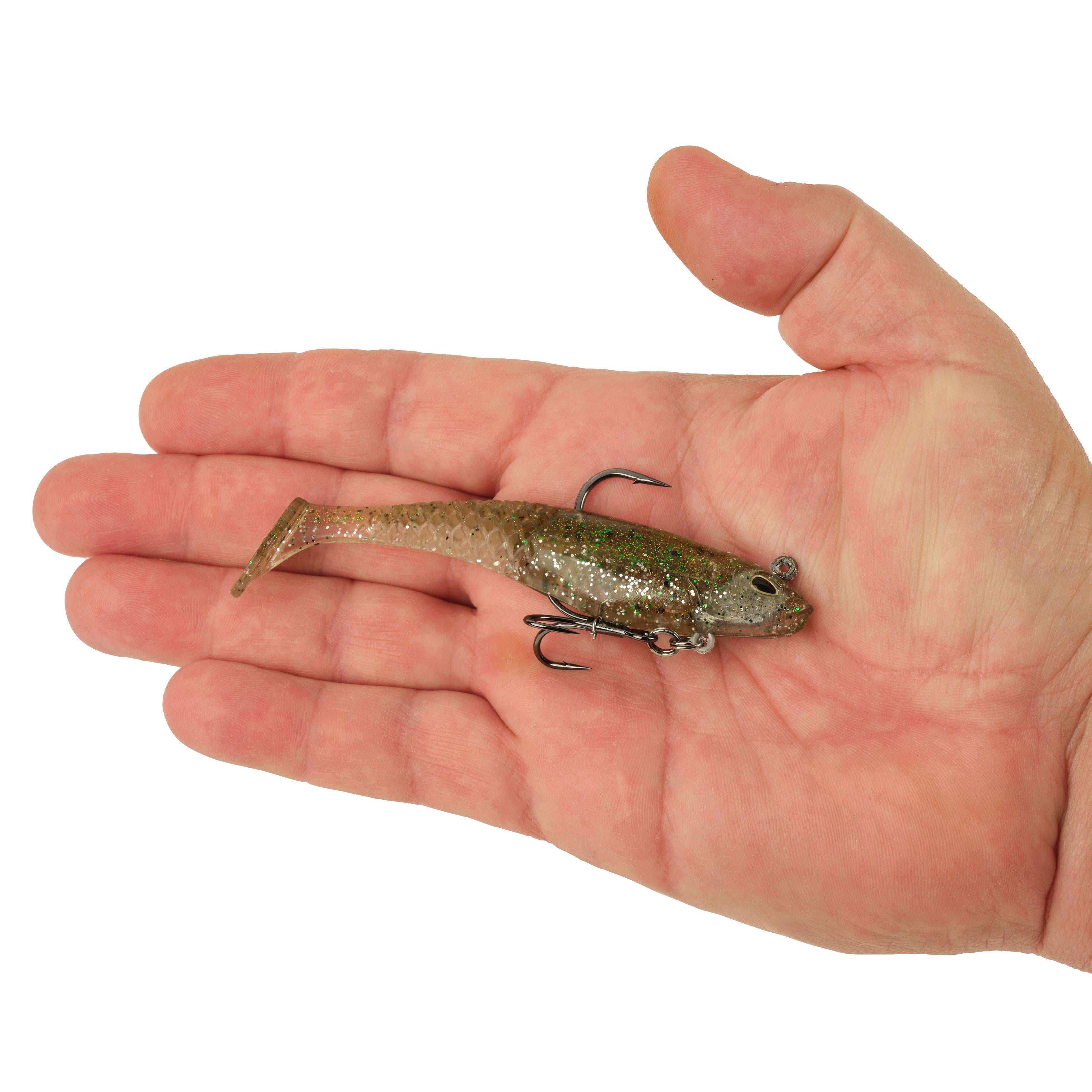 Berkley PowerBait® Saltwater Pre-Rigged Cullshad, 4 in, Silver Flash