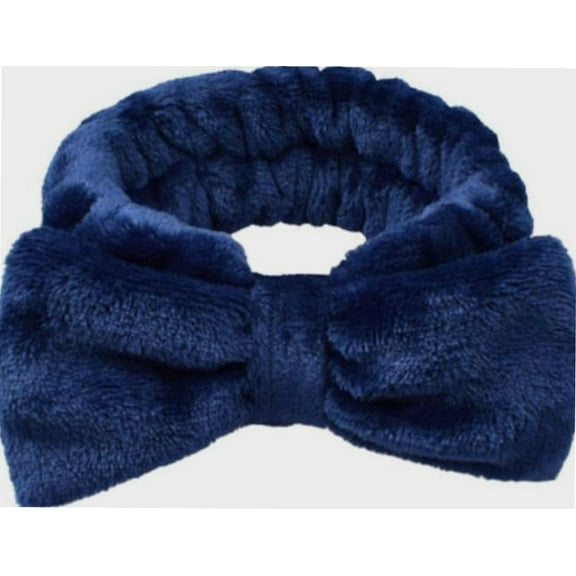 Spa Headband for Washing Face, Girls Makeup Headband Bow Tie Hair Band, Microfiber Women Skincare Headbands to Facial Clean, Elastic Headband to Wash Face Skincare Cosmestic Sports Yoga Shower