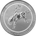 thumbnail image 2 of 1 oz Cowboy Silver Round .9999 Silver Bullion Round, 2 of 5