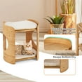 thumbnail image 5 of Costway 2-tier Cat Tower for Indoor Cats with Double Beds Removable & Washable Cushions, 5 of 9