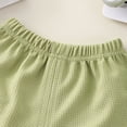 thumbnail image 6 of NIEWTR Summer 2Pcs Outfits Set for Girls, Short Sleeve T-Shirt with Cute Flower + Pants Summer 2Pcs Gift Outfits Set (Gift Idea) 2Pcs Summer Beach Outfits 4-5 Years,Green, 6 of 6