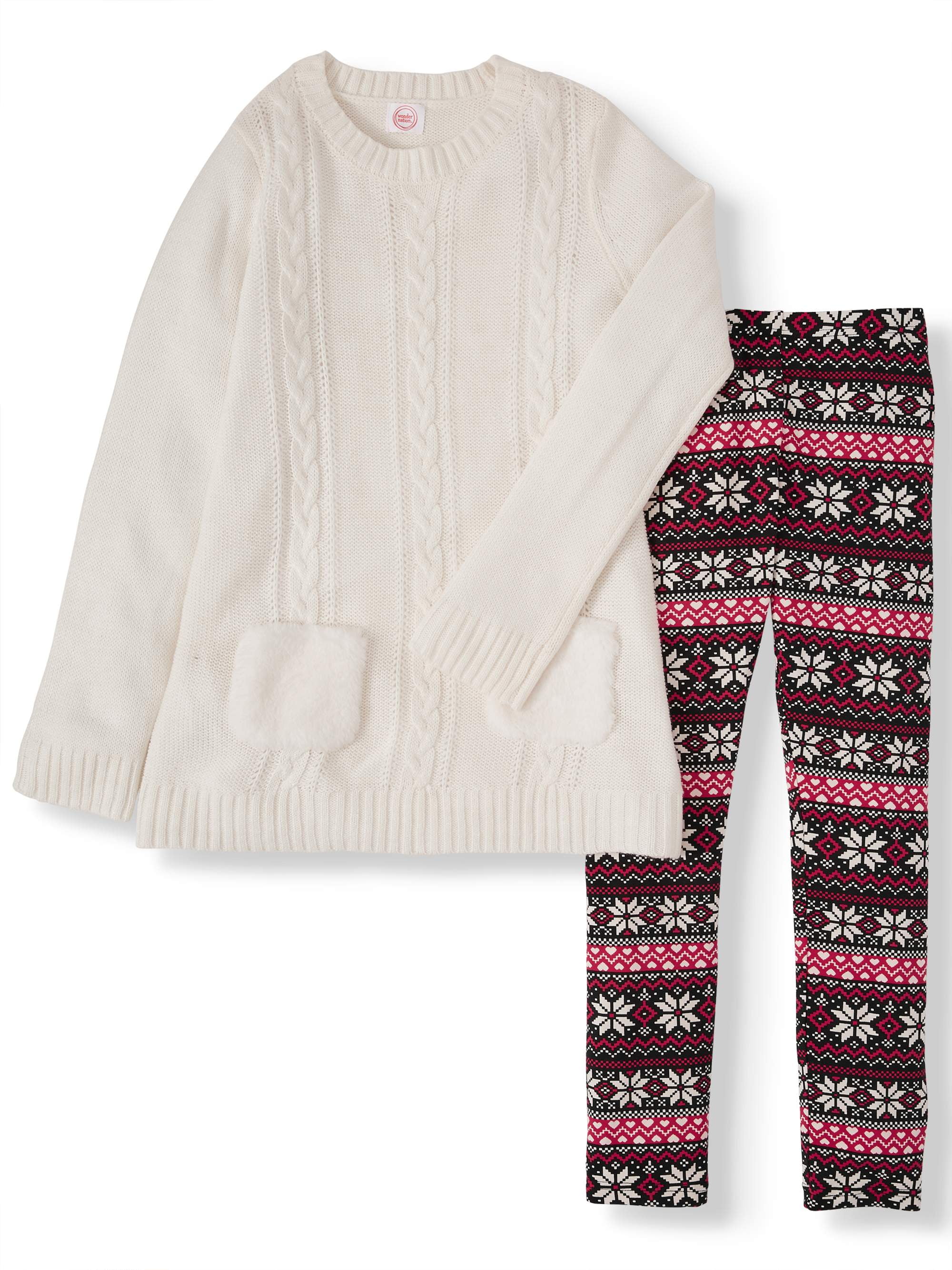 cable knit newborn outfit