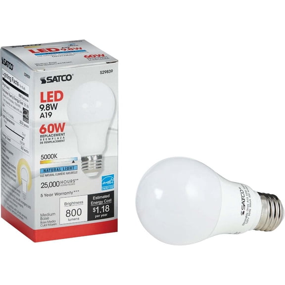 LED BULB 9.8W 5000K (Pack of 1)