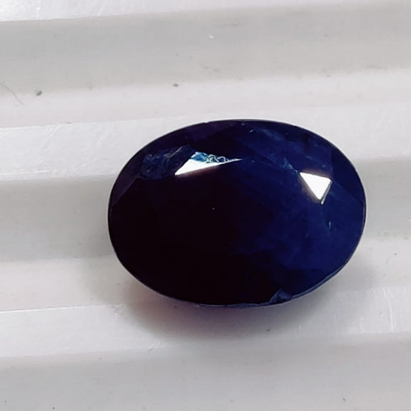 5.35 Carat Natural Blue Sapphire 11x8 mm Oval Cut Loose Gemstone