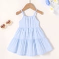 thumbnail image 5 of Younger Tree Baby Girl Dress Kid Summer Sleeveless Sling Princess Beach Dress Clothes for 2-3T, 5 of 8