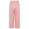 thumbnail image 2 of YONGHS Kids Girls Casual Baggy Wide Leg Palazzo Pants Solid Color Beach Trousers with Pockets Pink 7-8, 2 of 7