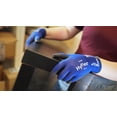 thumbnail image 4 of Ansell HyFlex 11-618 Nylon Light Duty Multi-Purpose Glove with Knitwrist, Abrasion/Cut Resistant, Size 10, Blue (Pack of 12 Pair), 4 of 9