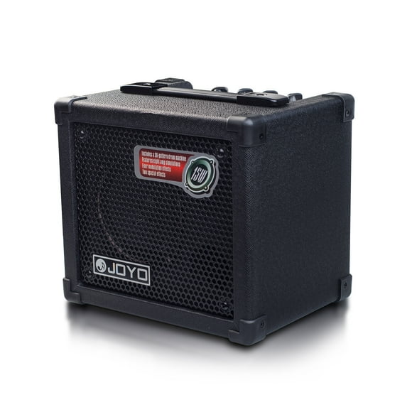 TFixol JOYO DC-15 15W Electric Guitar Amp with 6 Effects, AUX IN, 6.5mm Headphone Output, Multi-Plug Adapter Options