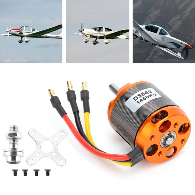 Brushless Motor, Electric Motor RC Airplane Replacement Accessory for RC Fixed Wing Aircraft