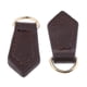 thumbnail image 1 of 2 tiradores de cremallera de cuero, accesorio para reparación de bolsos, color rojo café, 1 of 9