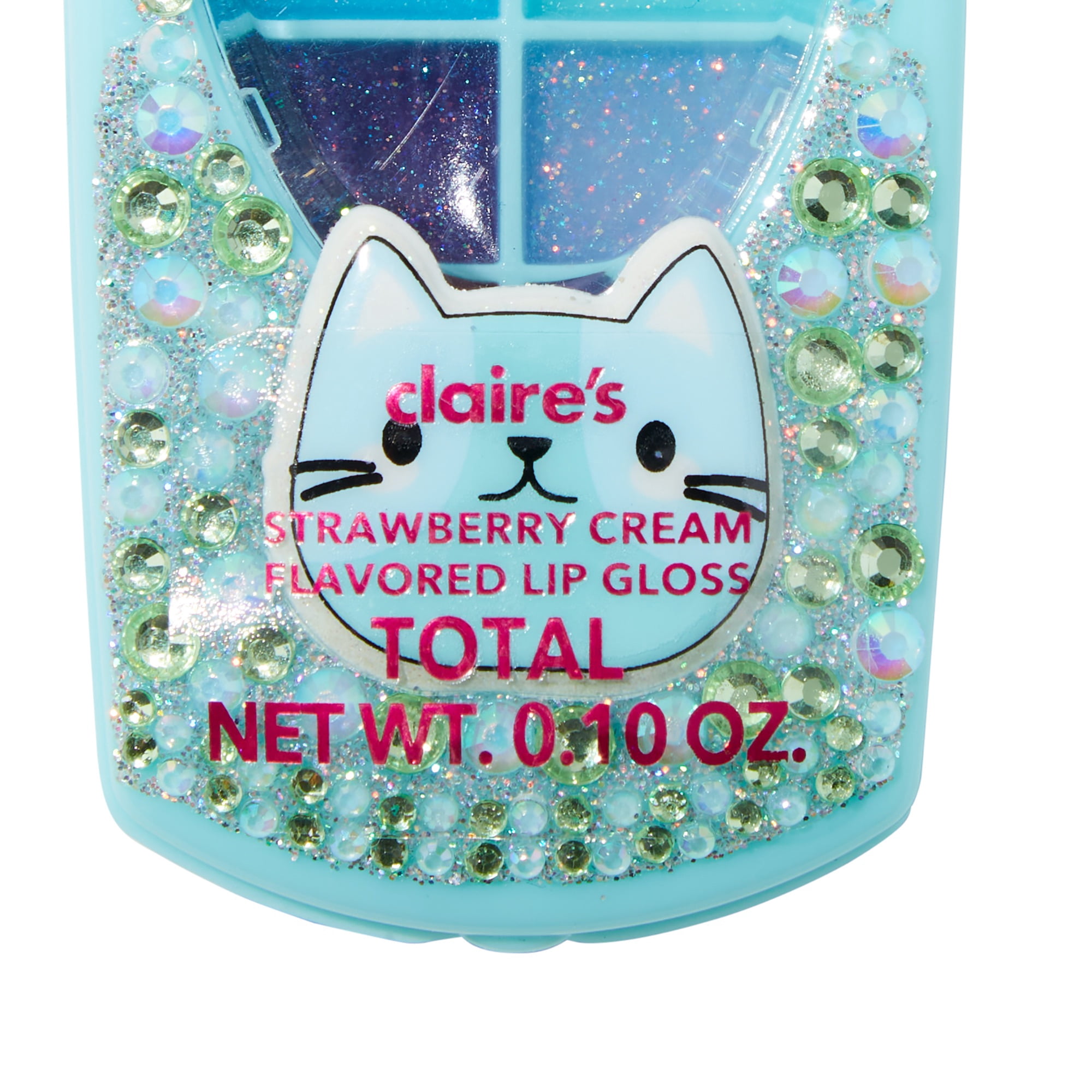 Claire's Girls Flip Phone Blue Cat