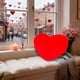 thumbnail image 4 of Almohadas Decorativas para Cama Falso Pelo de Conejo Almohada en Forma de Corazón 33x25cm Sofá Personalizado Cojín Decoración Al Lado de la Cama Decoración Moderna Del Hogar, 4 of 6