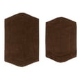 thumbnail image 2 of Home Weavers Waterford Collection 100% Cotton Non-Slip Bathroom Rug Set Machine Washable Bathroom Rug-17"x24", Bath Rug- 21"x34", Chocolate Color 2 Piece Bath Rug set, 2 of 8