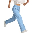 thumbnail image 5 of Inleife Womens High Waist Quick Dry Pants Summer Ladies Drawstring Elastic Waist Breathable Casual & Comfy Trousers, 5 of 6