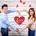 thumbnail image 5 of SHIMELE Valentine's Day Heart Hanging Decorations - Indoor Paper Wall Decor for Home, Party & Doorway - Reusable Valentine's Sign for Lovers & New Homeowners, 5 of 15