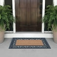 thumbnail image 7 of A1 Home Collections 36"×24" Natural Coir & Rubber Doormat - Decorative Welcome Design, Heavy Duty Coconut Fiber Entry Mat with Non-Slip Backing - Anti-Shed Treated, Low Profile Outdoor Front Door Mat, 7 of 7