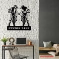 thumbnail image 4 of Craftnamesign Custom Motocross Biker Couple Metal Wall Art LED Light, Custom Dirt Bike Name Sign, 4 of 5