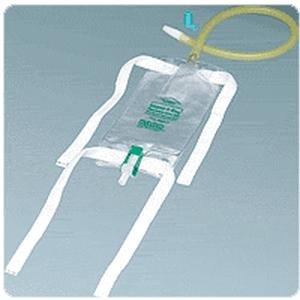 - Dispoz-a-Bag Leg Bag with Flip-Flo Valve, Tubing and Straps 19 oz.