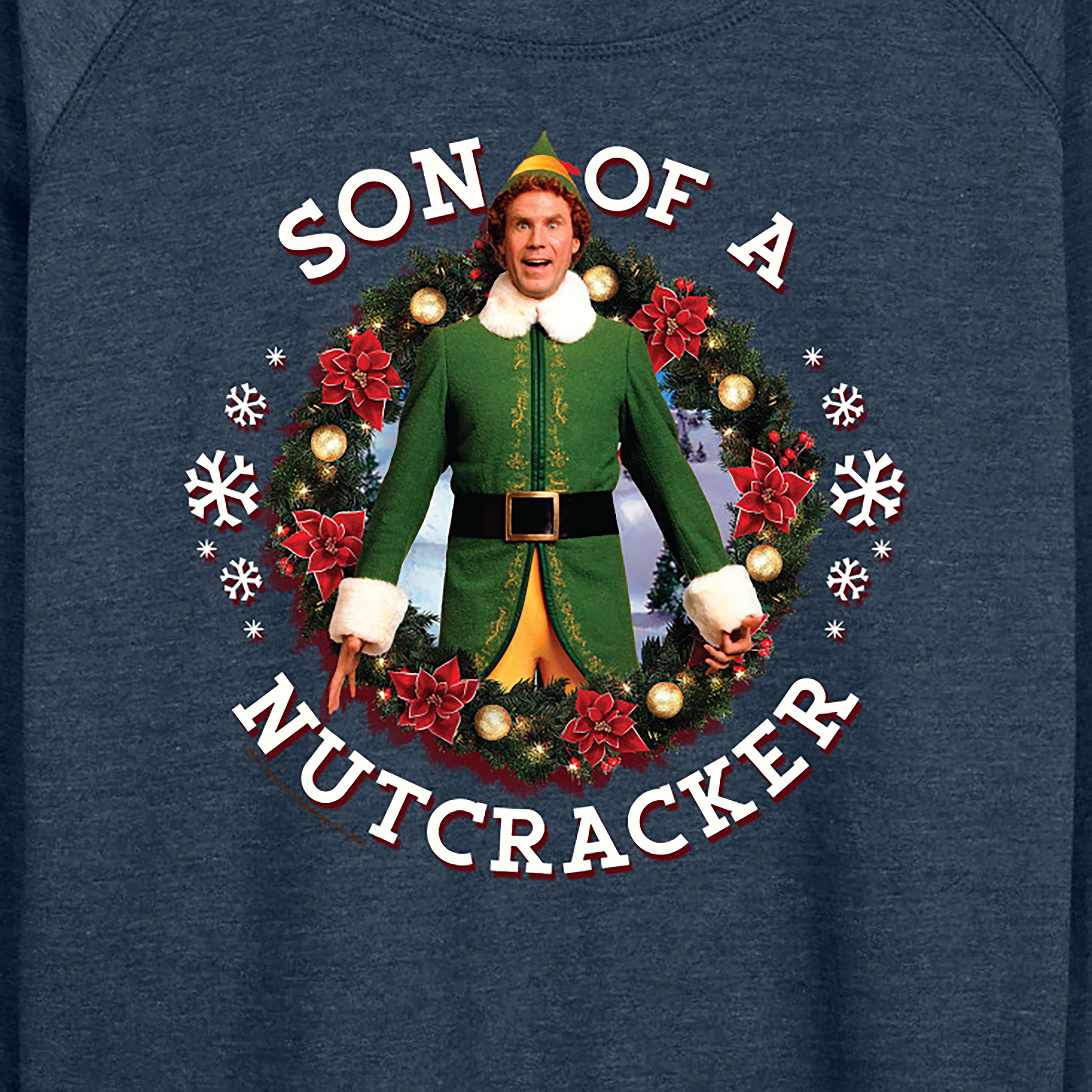 ELF - Son Of A Nutcracker - Women's Lightweight French Terry Long Sleeve Shirt