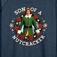 thumbnail image 3 of ELF - Son Of A Nutcracker - Women's Lightweight French Terry Long Sleeve Shirt, 3 of 5