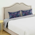 thumbnail image 5 of Haosy Satin Pillowcase for Hair and Skin Standard Cooling Silk Pillow Case with Envelope Closure Monster Trucks in Space 20"x26", 5 of 9