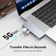 thumbnail image 3 of Adaptadores USB C Hub RayCue para MacBook Pro/Air M1-M3 2019-2023, 3 of 6