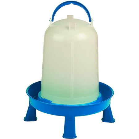 (incomplete)Little Giant 2.5 Gallon Poultry Chicken Waterer with Carrying Handle  Blue