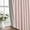 Baby Pink, variant on Baby Pink 100% Blackout Linen Curtains 96 Inch 2 Panel Set Double Sided No Coating Pinch Pleated Back Tab Floor to Ceiling Black out Thermal Insulated Bedroom Living Room Darkening Window Drape