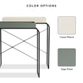 thumbnail image 5 of Furniture of America Basil Tray Top Wood Cream Weave Console Table, 5 of 8