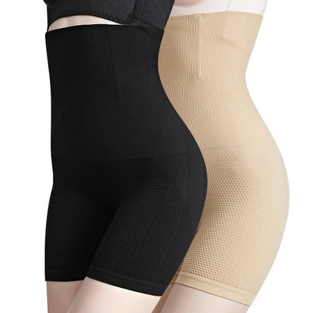 

BallsFHK Women s Fashion High Waist Hip Lifting Seamless Honeycomb Pants Postpartum Lengthened Boxer Body Shaping Panties Body Safety Underwear