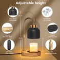 thumbnail image 4 of Seenlast Adjustable Candle Warmer Lamp With Timer, Dimmable Candle Lamp, Gifts For Women Christmas Home Decor, Farmhouse Candle Warmer With Bulbs, 4 of 8