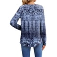 thumbnail image 5 of UVN Lace Blouses for Women V Neck Long Sleeve Shirts Fall Trendy Casual Tunic Tops, 5 of 9
