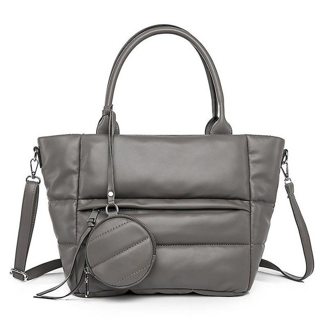 Bolso de mano acolchado grande, bolsos de mano acolchados para mujer, bolsos cruzados acolchados impermeables