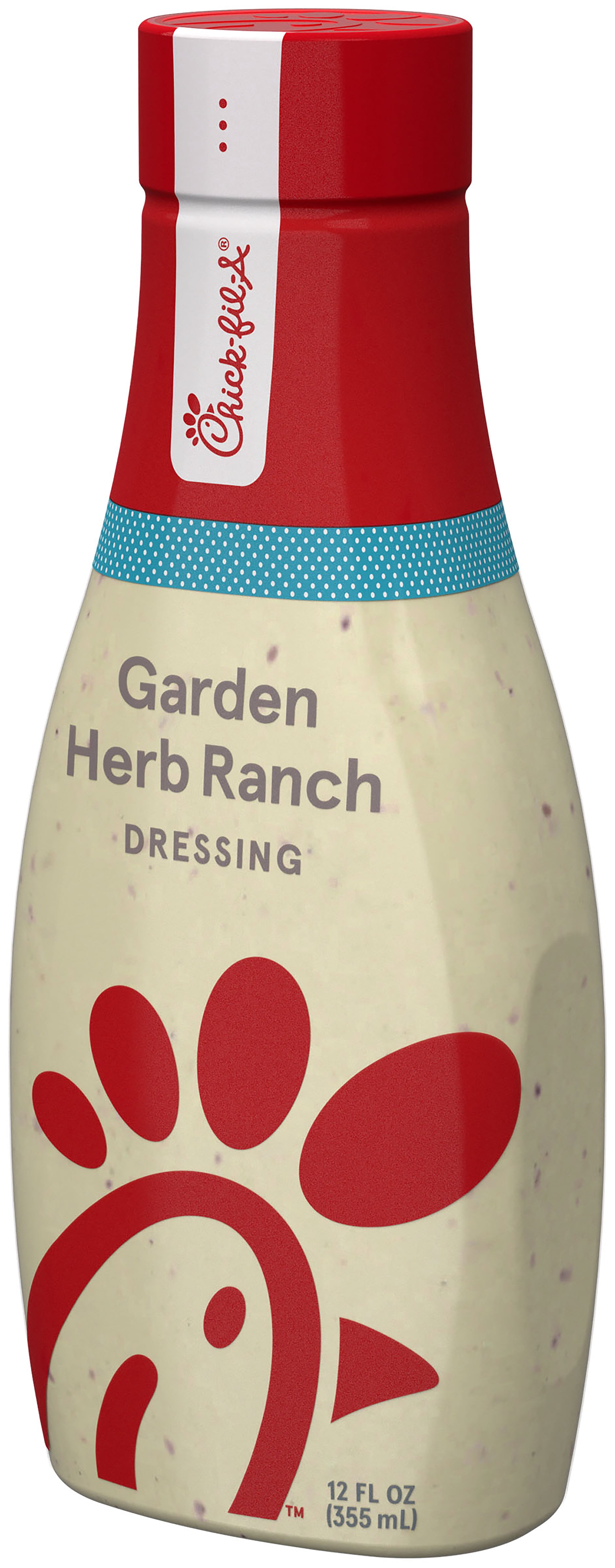 Chick-Fil-A Garden Herb Ranch Refrigerated Salad Dressing, 12 Fluid oz Bottle, Fresh
