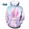 thumbnail image 4 of Sudadera con capucha colorida con globo aerostático para hombres y mujeres, sudadera con capucha deportiva informal con estampado 3D, sudadera con capucha con patrón de globo aerostático de pavo para, 4 of 5