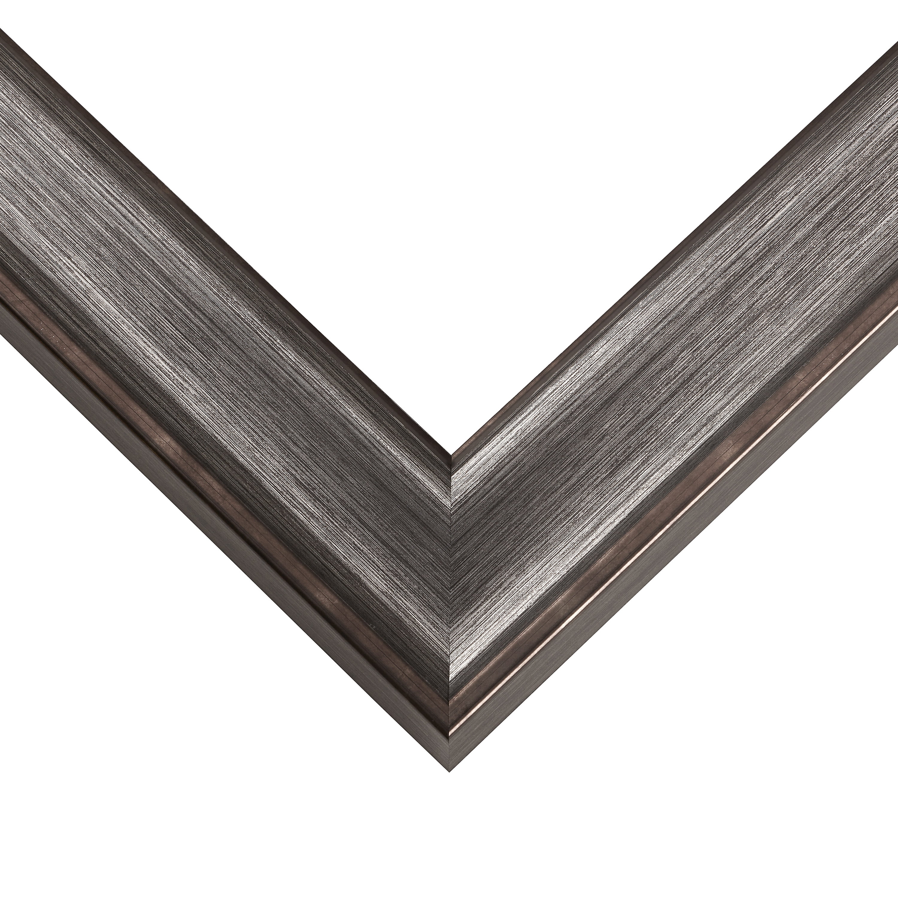 Craig Frames Resilience, 18x24 inch Distressed Silver Picture Frame Matted for a 12x18 Photo