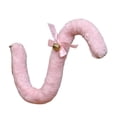 thumbnail image 1 of Visland Queue de Chat Longue en Peluche Ruban Nœud Clochette Femmes Filles Fête Cosplay Accessoires Squelette Doux Forme Flexible Queue Imitation pour Robe Jupe Leggings Jeans Danse Célébrations, 1 of 8