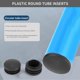 thumbnail image 5 of Black Plastic 35mm Dia Blanking End Caps Round Tube Insert 5 Pcs Banmo, 5 of 5