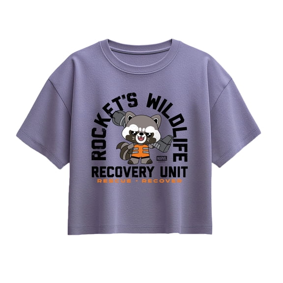 Guardians of the Galaxy - Rockets Wildlife Recovery Unit - Youth Girls Boxy T-Shirt