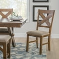 thumbnail image 5 of Powell Kraven 7-Piece Dining Set, Seats 6, Dark Hazelnut, 5 of 14