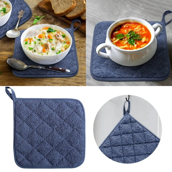 Boreal Craft Wool Cloth Insulation Mat Kitchen Thickened Flannelette Pan Mat Cloth Square Heat And Ironing round Table Modern Pottery Chargers Pottery Charger Plates End Table round Dinning Table with