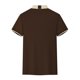 thumbnail image 4 of Playeras Elvqul Hombre Café Polo Economicas Manga Corta Liso Solapa Abotonada, 4 of 5