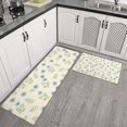 thumbnail image 2 of Pioneer Flower Floral Print Pattern Kitchen Rugs Sets Of 2, Anti Fatigue Non Slip Washable Floor Mats for Kitchen Sink Laundry, 17X30 Inch + 17X47 Inch, 2 of 6