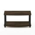 thumbnail image 4 of Furinno Turn-N-Tube No Tools 2-Tier Elevated TV Stand, Columbier Walnut/Black, 4 of 6