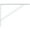White, variant on Max-Duty Shelf Bracket, 14-1/2", Matte Black by Stone Harbor Hardware