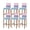 Multicolor, variant on Pink Purple Teal Ombre Cream Bar Stool Covers Set of 4, Modern Abstract Art Aesthetics Stretch Bar Chair Covers with Backs, Removable Pub Counter Height Chair Cover for Kitchen Dining Room Cafe